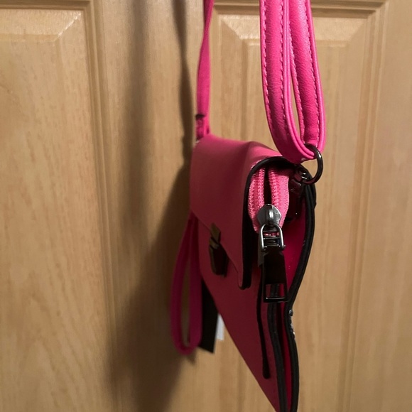 Crossbody Clutch Bag Push Lock Removable Strap Multi-pocket Wallet NWT - Picture 16 of 17